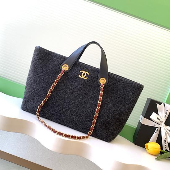 Chanel Large Shopping Bag Black AS56007