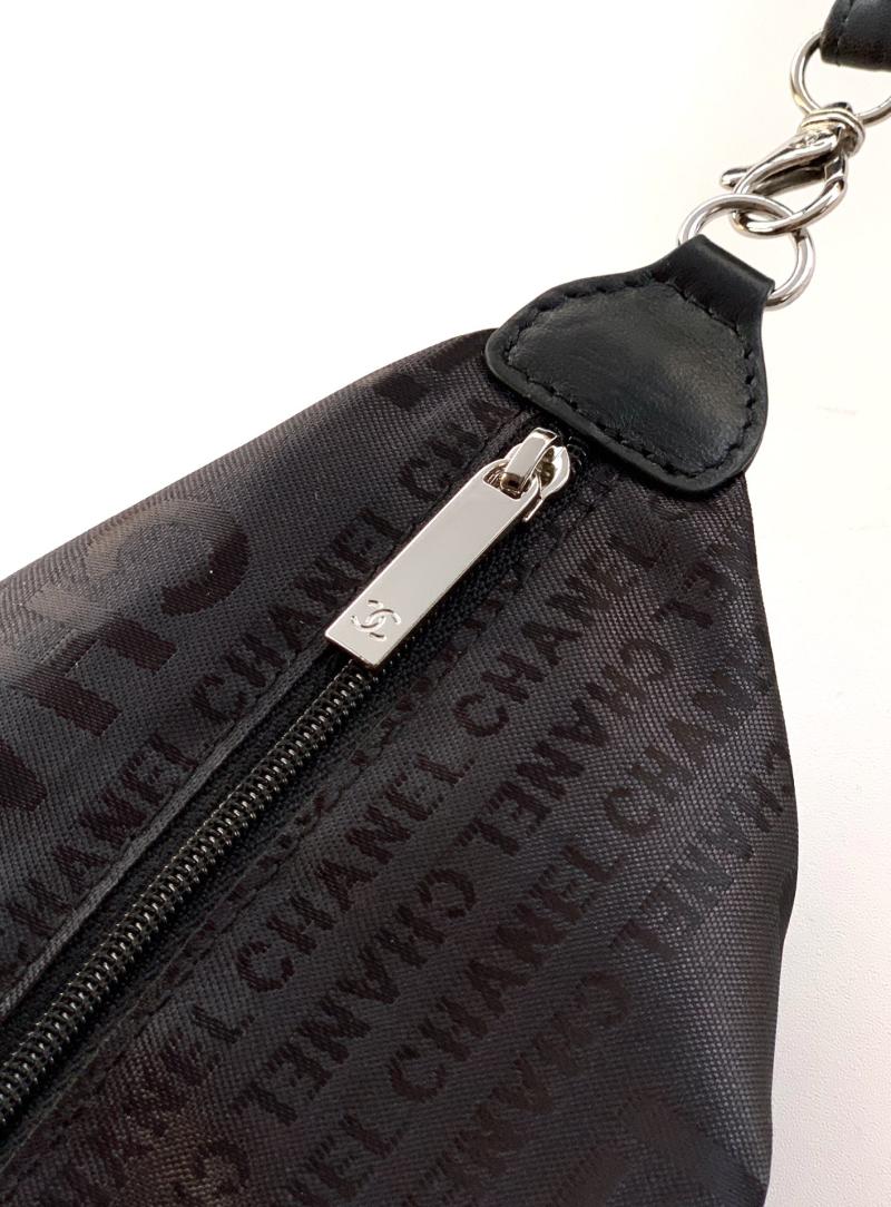 Chanel Large Vintage Denim Tote Bag Black AS4501