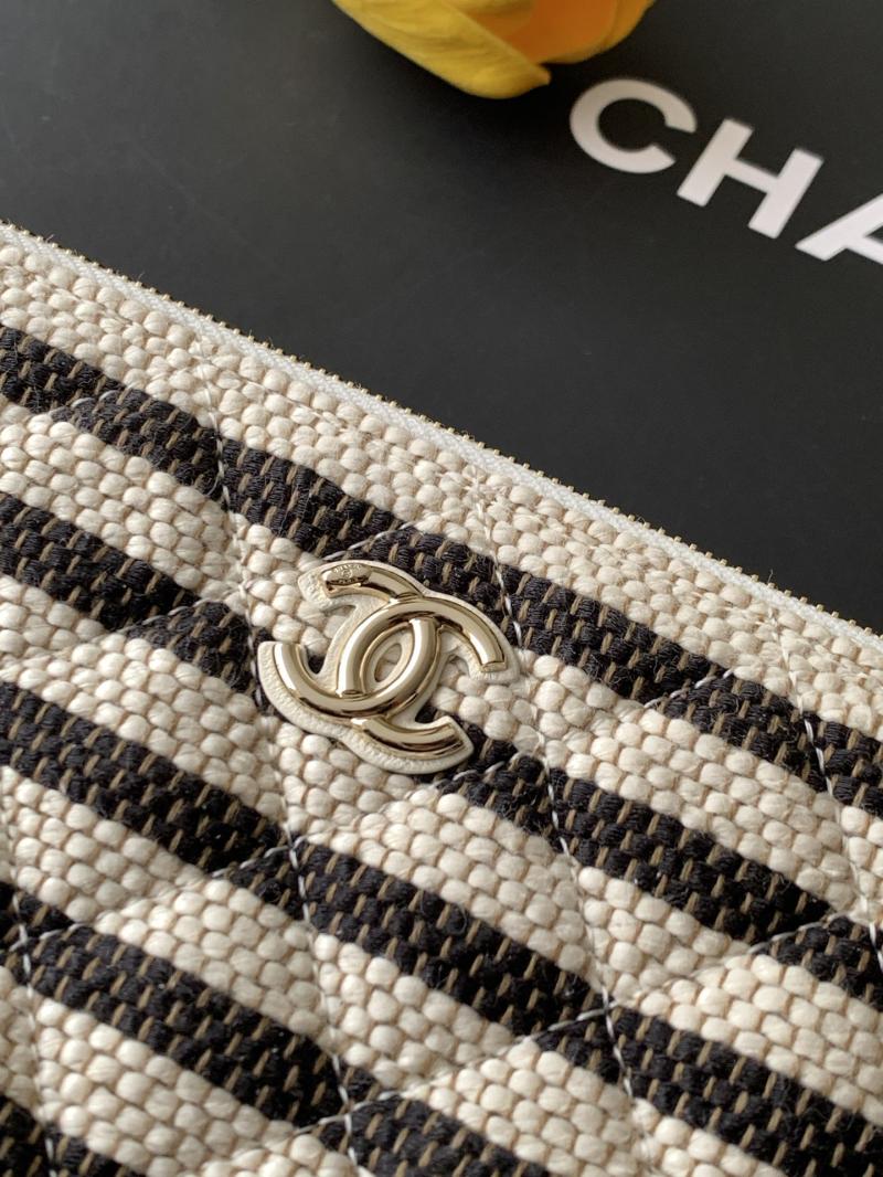 Chanel Large Zipped Case Black AP4988
