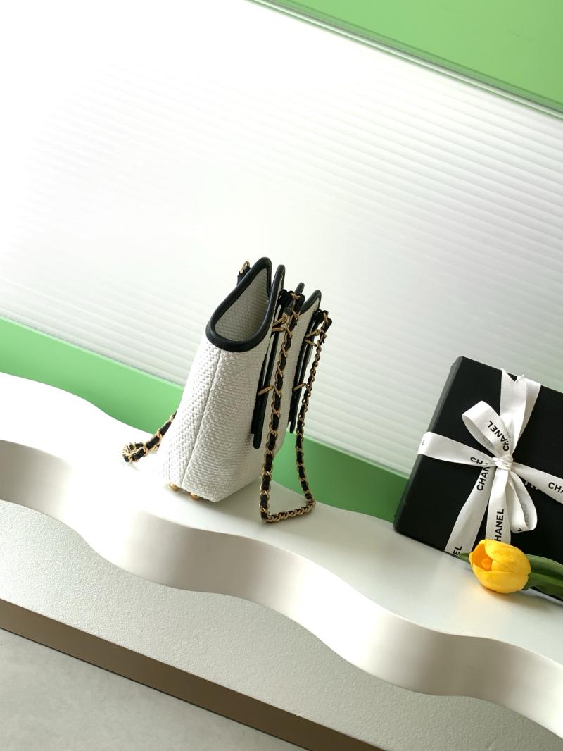 Chanel Small Tote White AS6015