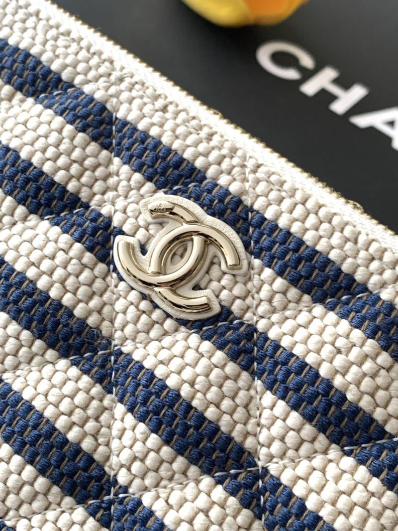 Chanel Zipped Case Blue AP4989