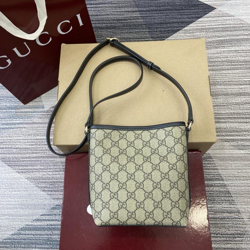 Gucci GG Emblem nano bucket bag Black 847090