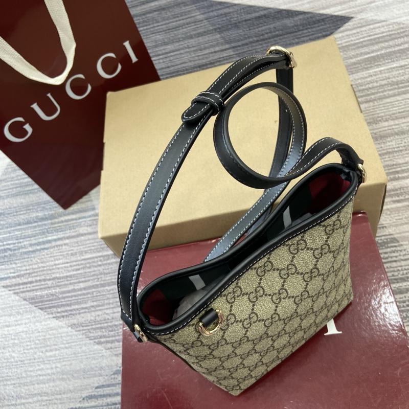 Gucci GG Emblem nano bucket bag Black 847090