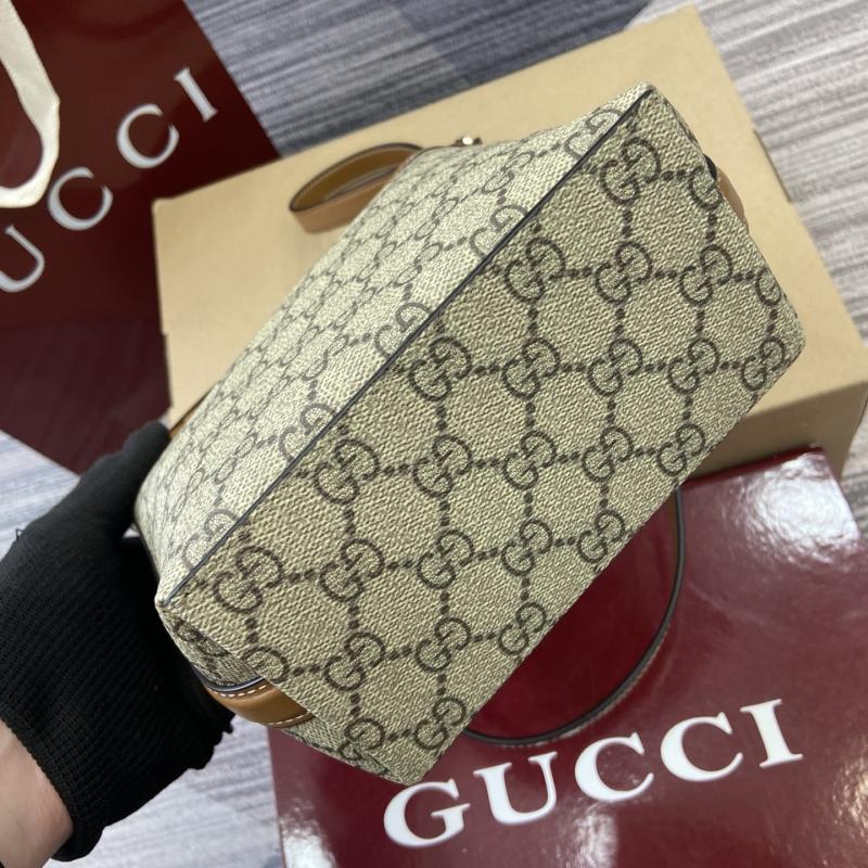 Gucci GG Emblem nano bucket bag Brown 847090