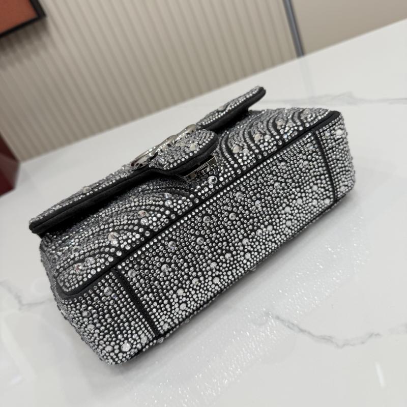 Gucci GG Marmont crystals small shoulder bag Black 837280