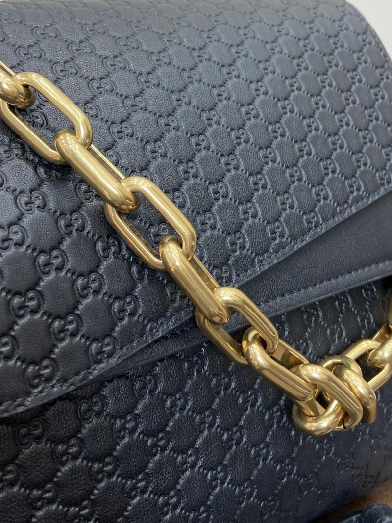 Gucci Leather Large shoulder bag Black 857362