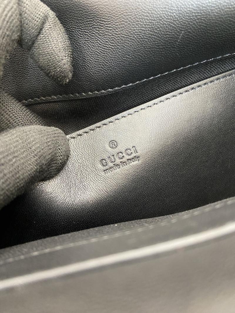 Gucci Leather Large shoulder bag Black 857362