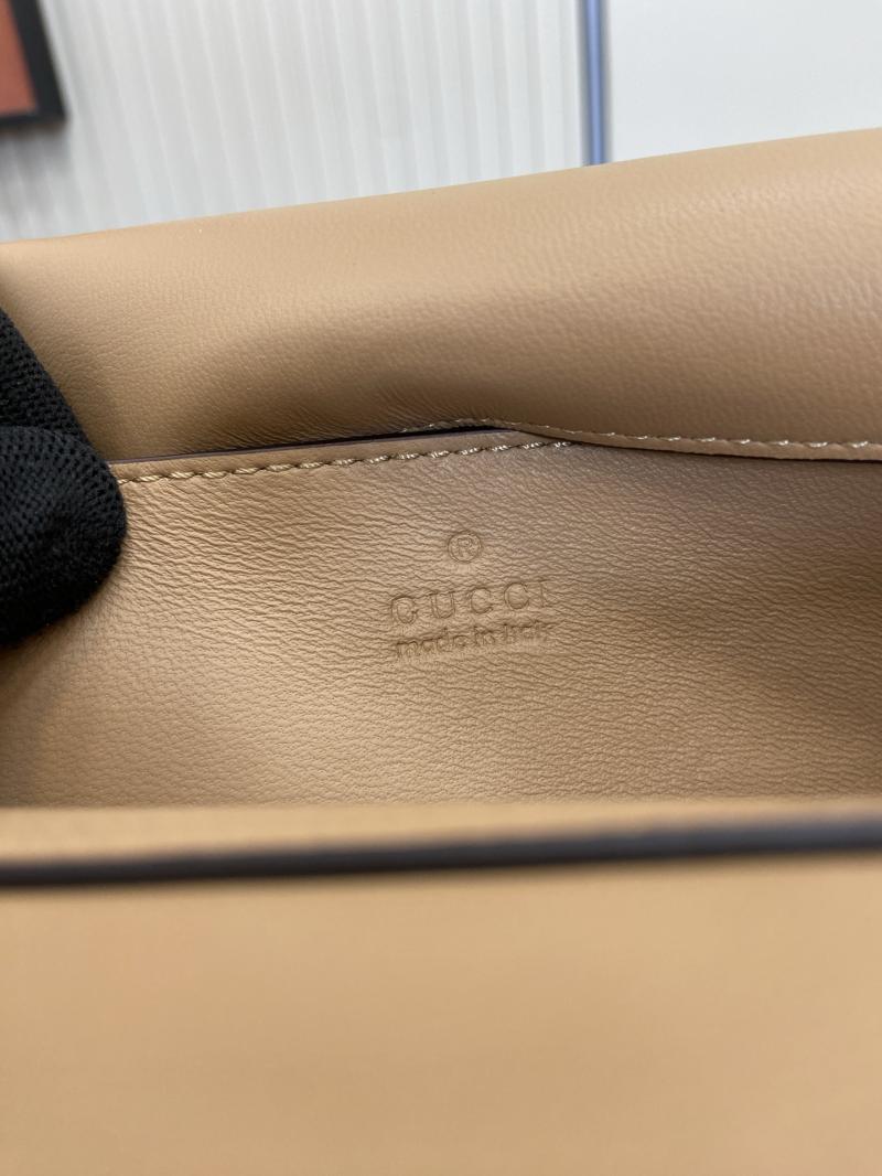 Gucci Leather Large shoulder bag Tan 857362