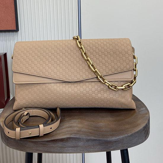 Gucci Leather Large shoulder bag Tan 857362