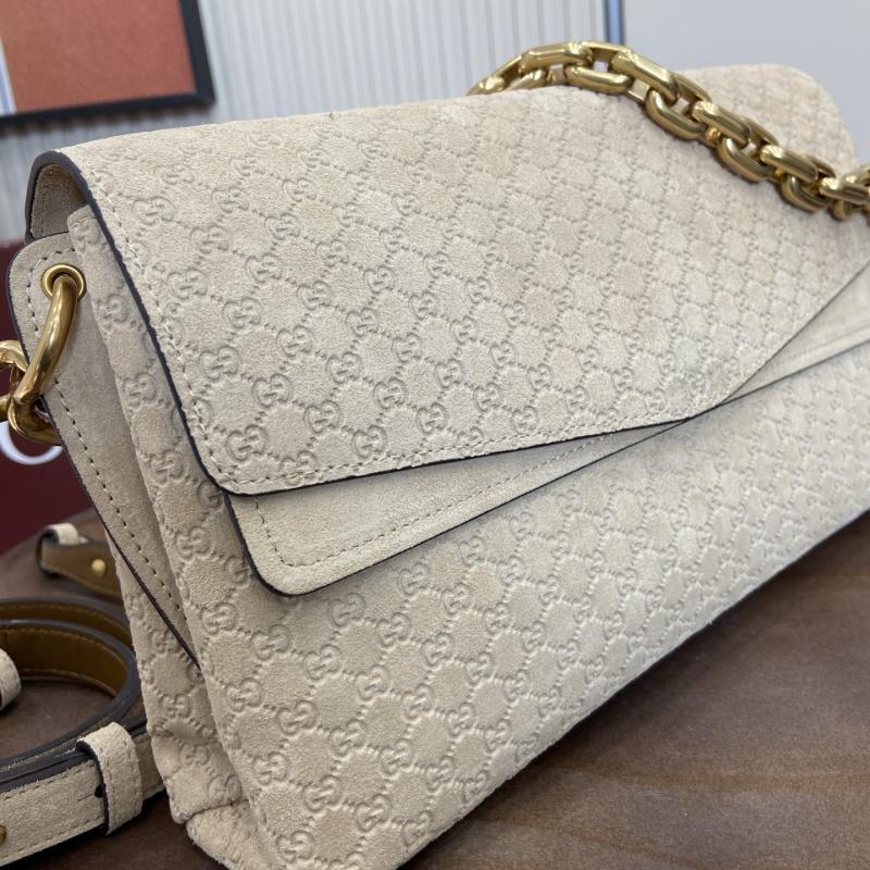 Gucci Medium Leather shoulder bag Beige 857622