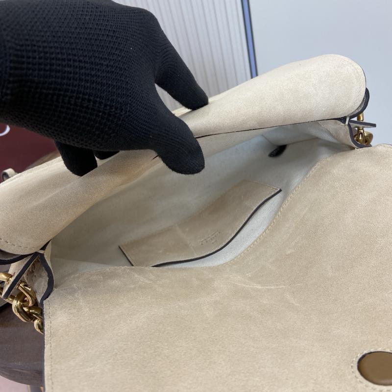 Gucci Medium Leather shoulder bag Beige 857622