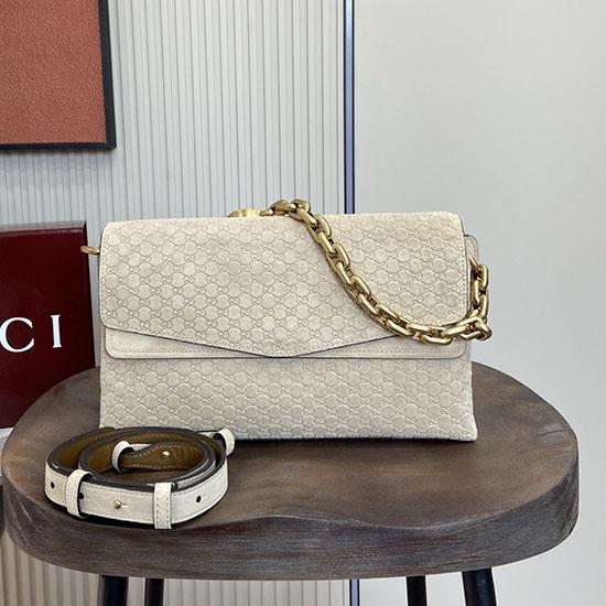Gucci Medium Leather shoulder bag Beige 857622