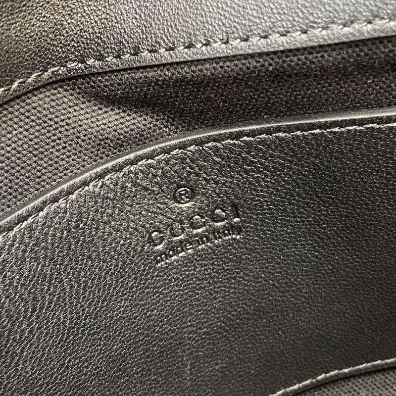 Gucci Medium Leather shoulder bag Black 857622