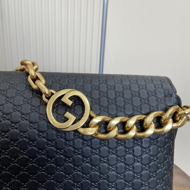 Gucci Medium Leather shoulder bag Black 857622