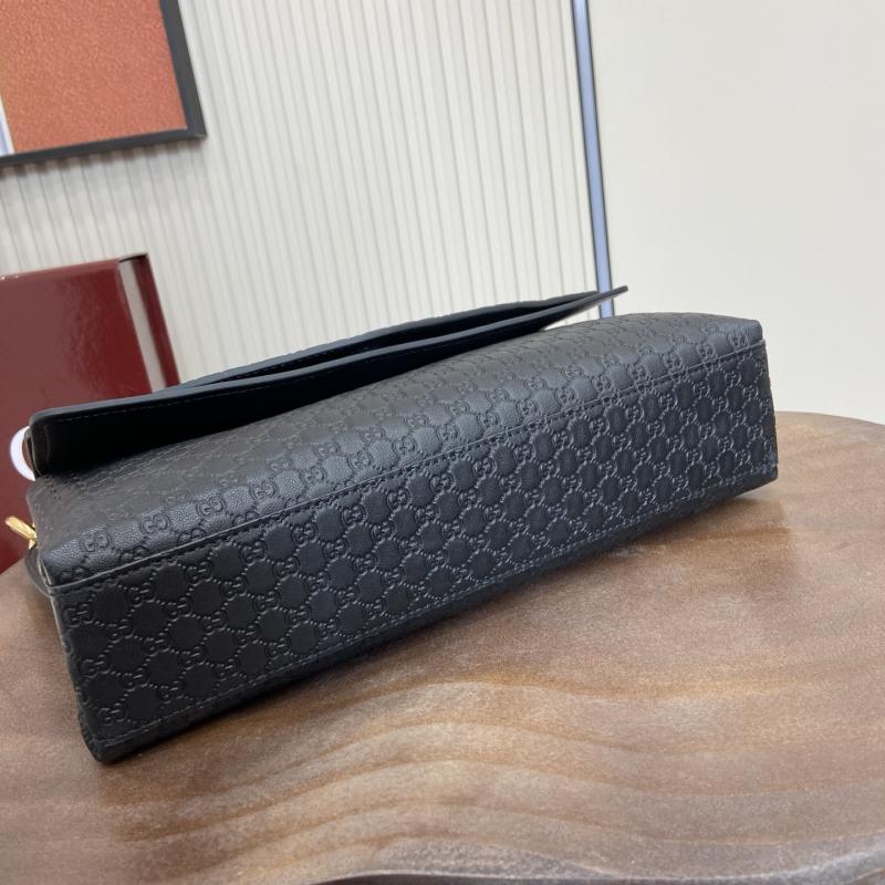 Gucci Medium Leather shoulder bag Black 857622