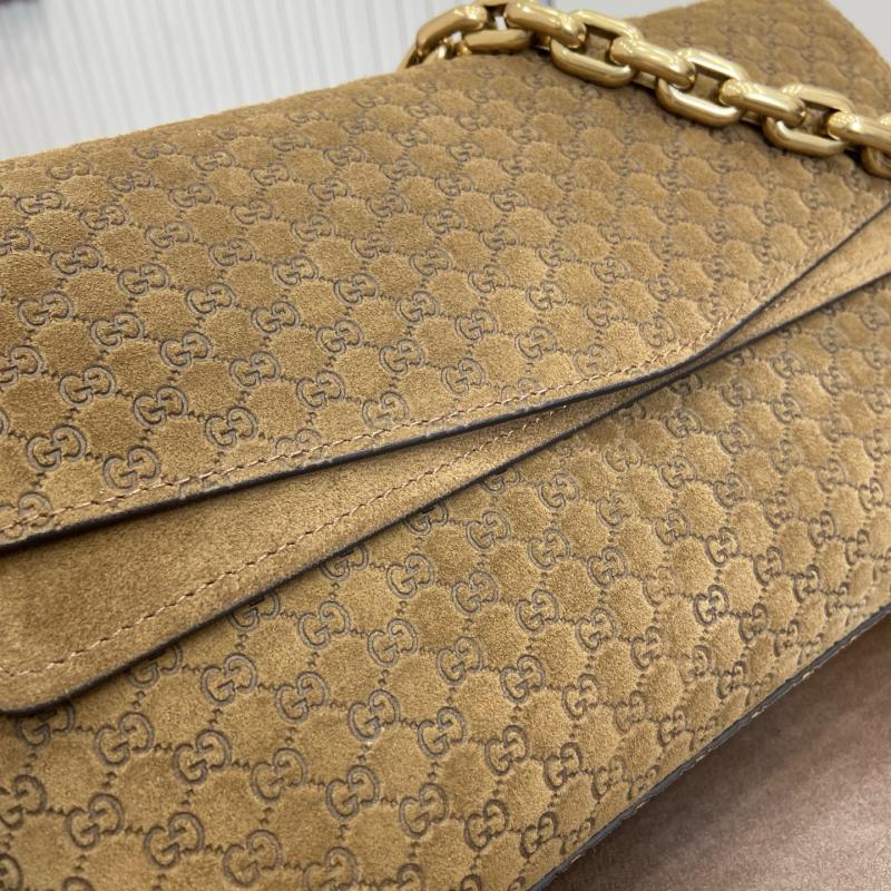 Gucci Medium Leather shoulder bag Brown 857622