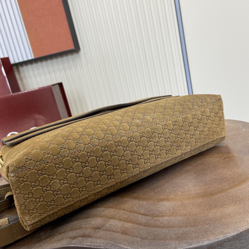 Gucci Medium Leather shoulder bag Brown 857622