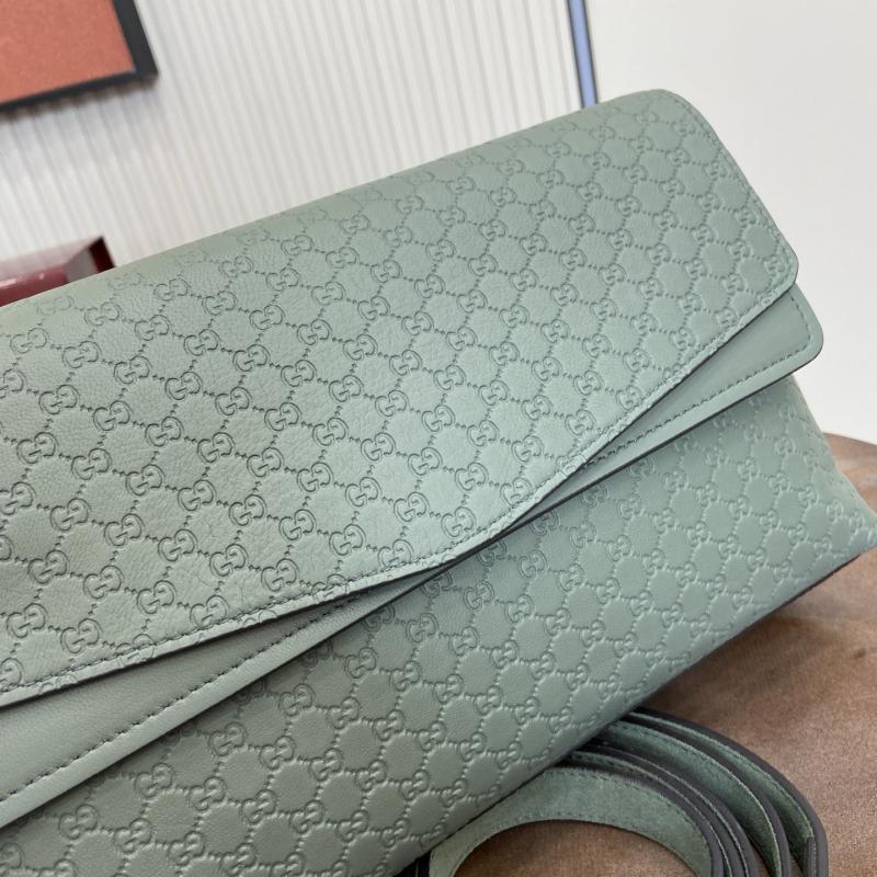 Gucci Medium Leather shoulder bag Green 857622