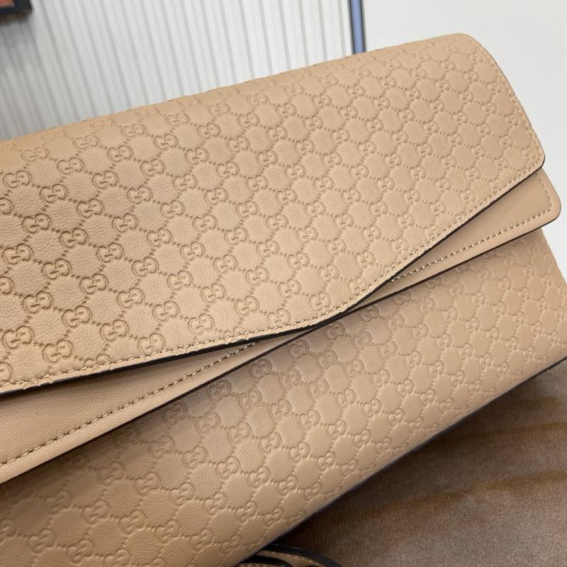 Gucci Medium Leather shoulder bag Tan 857622