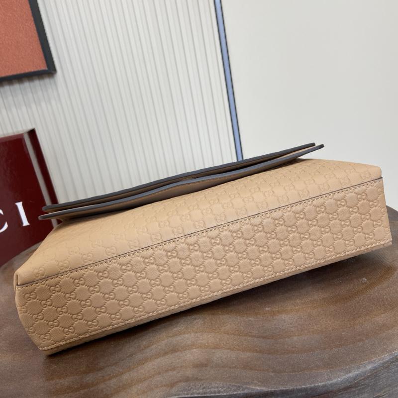 Gucci Medium Leather shoulder bag Tan 857622