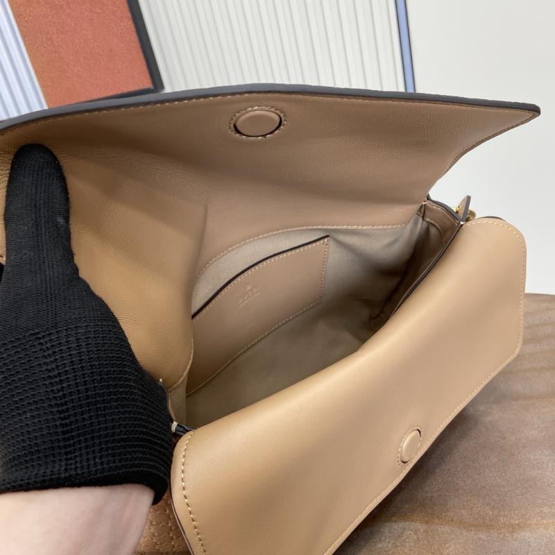 Gucci Medium Leather shoulder bag Tan 857622