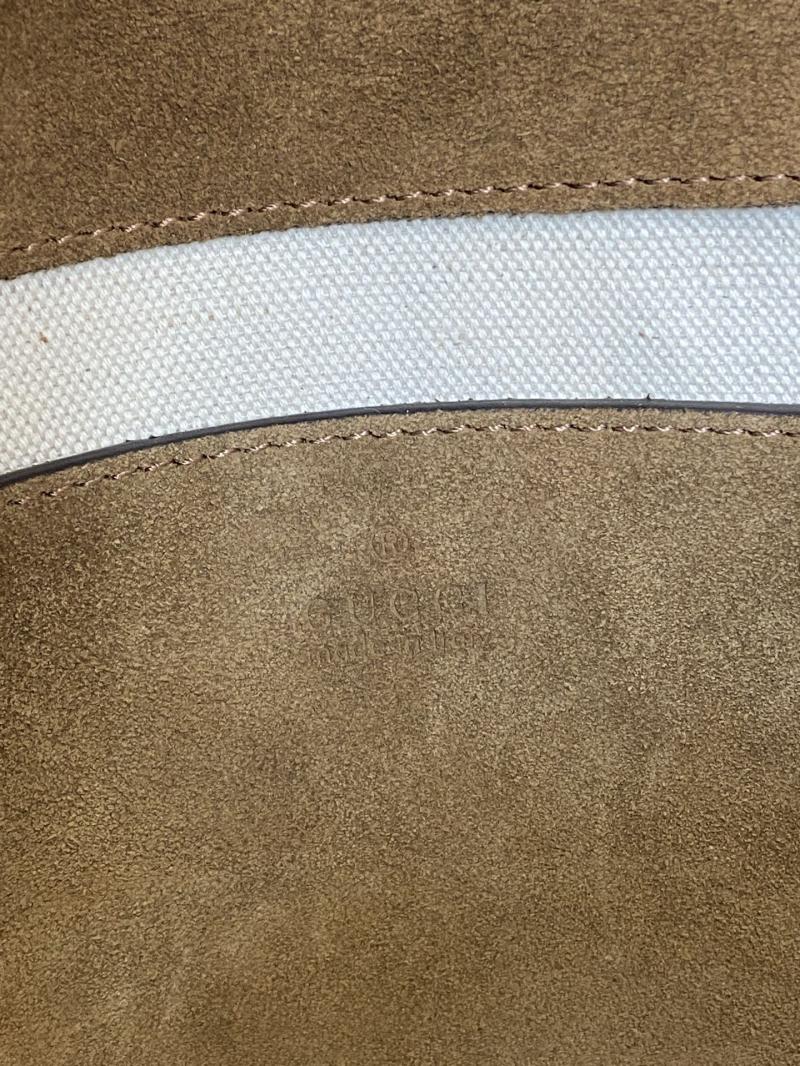 Gucci Suede Large shoulder bag Brown 857362