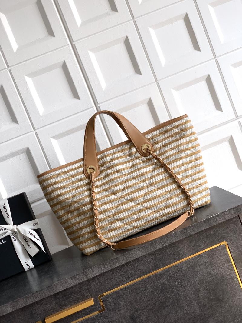 Large Chanel Shopping Bag Beige AS6007