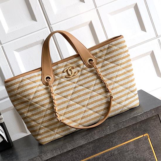 Large Chanel Shopping Bag Beige AS6007