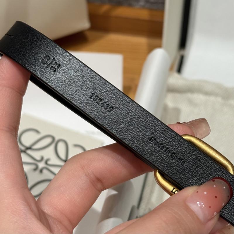 Loewe 15mm Leather Belt PYB122201