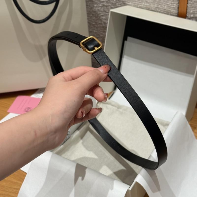 Loewe 15mm Leather Belt PYB122201