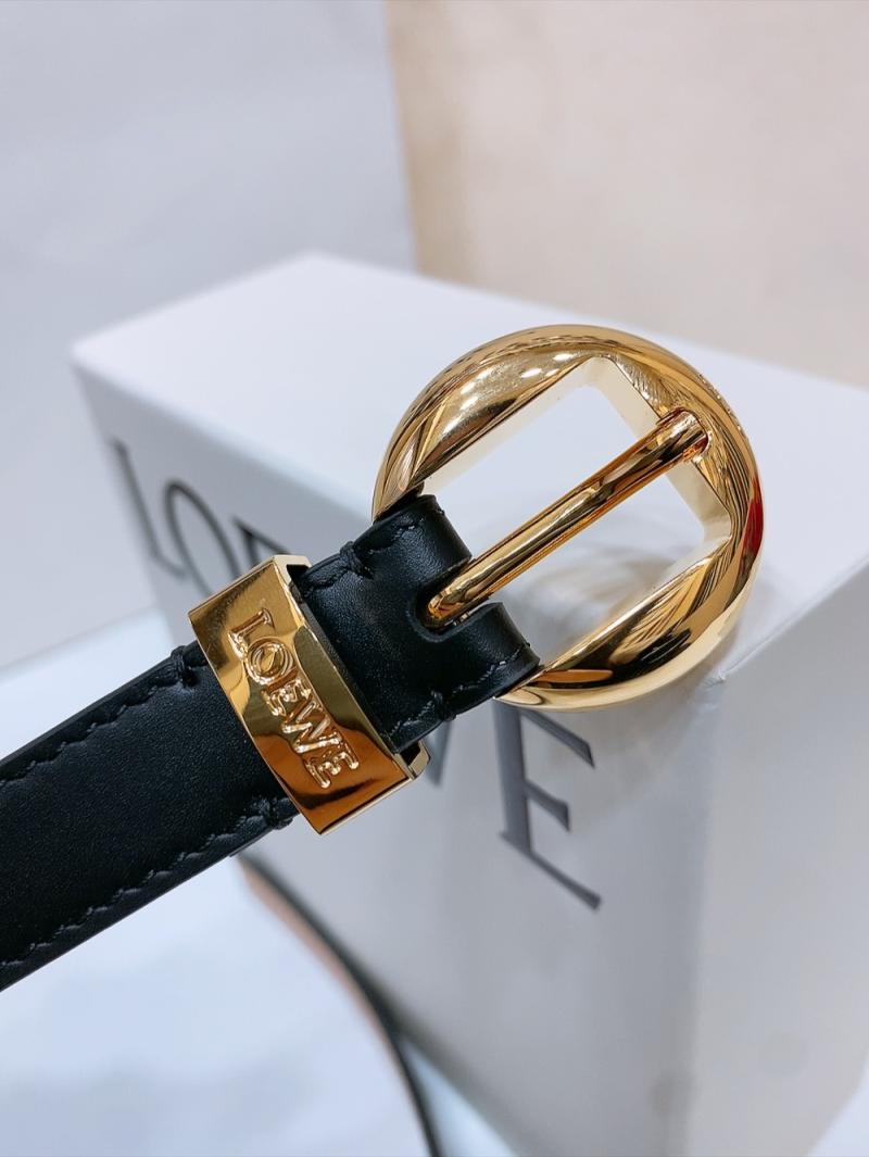 Loewe 20mm Leather Belt PYB122214