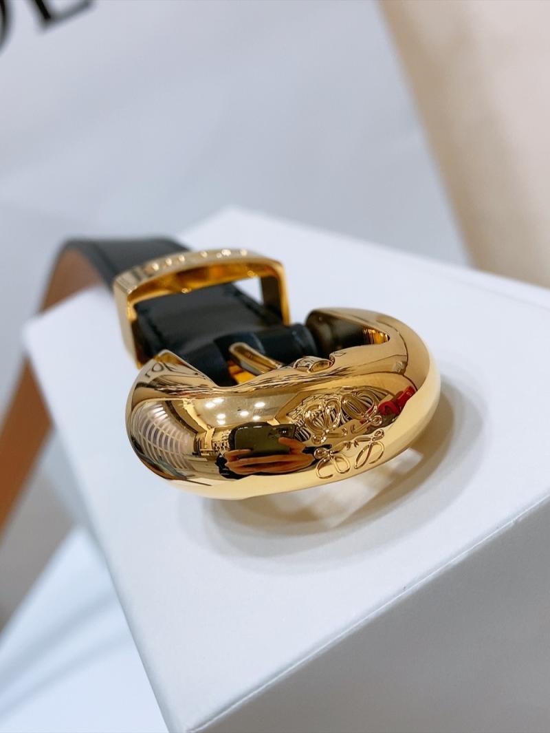 Loewe 20mm Leather Belt PYB122214