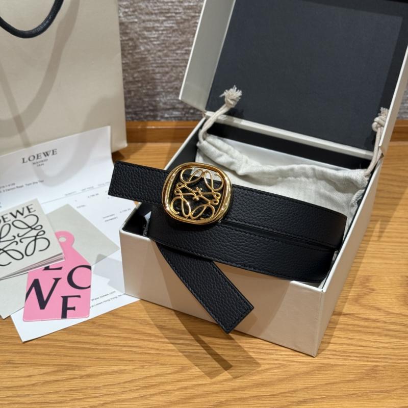 Loewe 28mm Leather Belt PYB122206