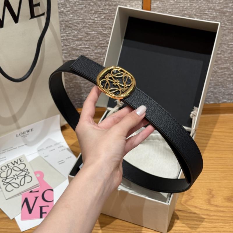 Loewe 28mm Leather Belt PYB122206