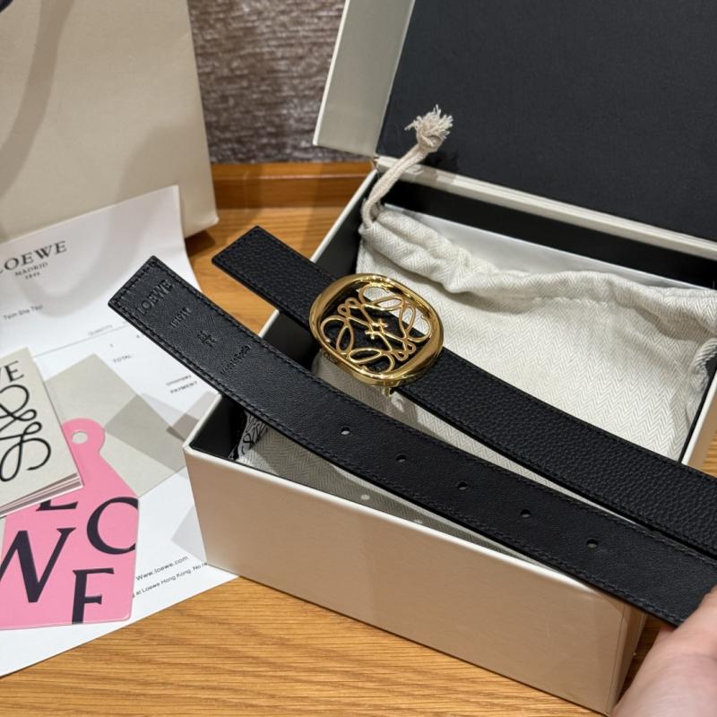 Loewe 28mm Leather Belt PYB122206