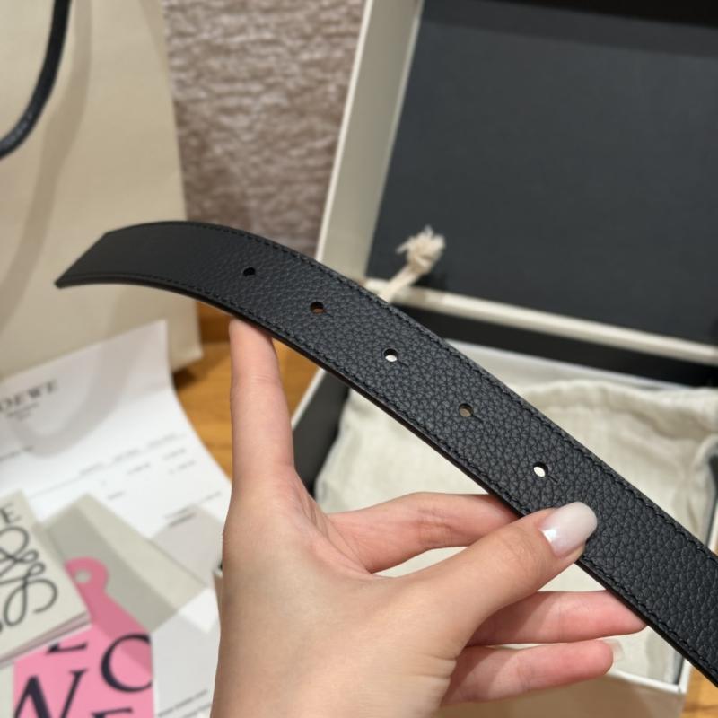 Loewe 28mm Leather Belt PYB122206