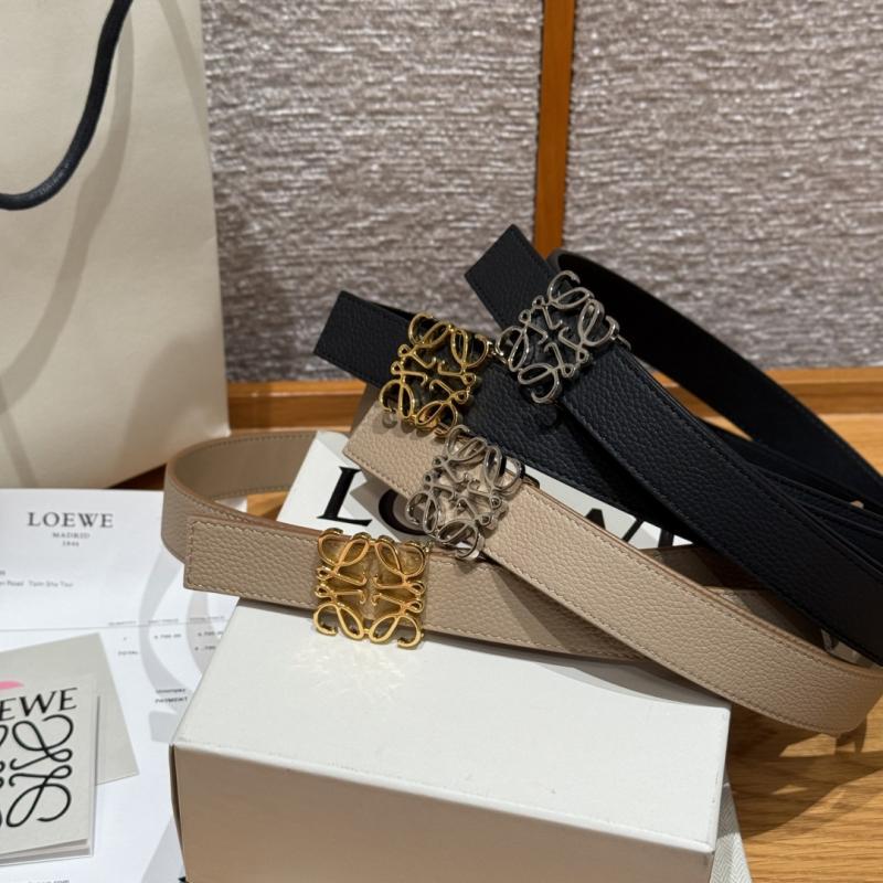 Loewe 28mm Leather Belt PYB122207