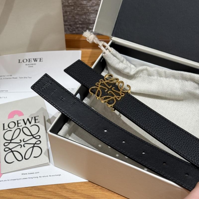 Loewe 28mm Leather Belt PYB122207