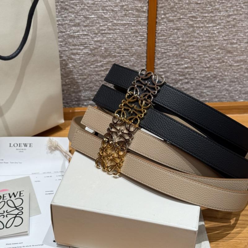 Loewe 28mm Leather Belt PYB122207