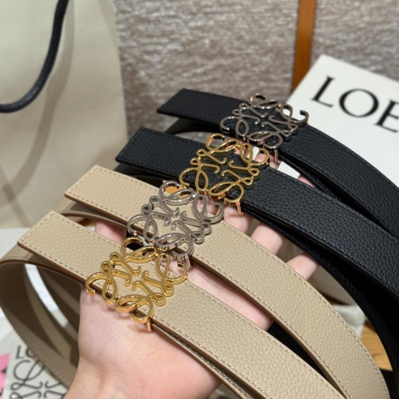 Loewe 28mm Leather Belt PYB122207