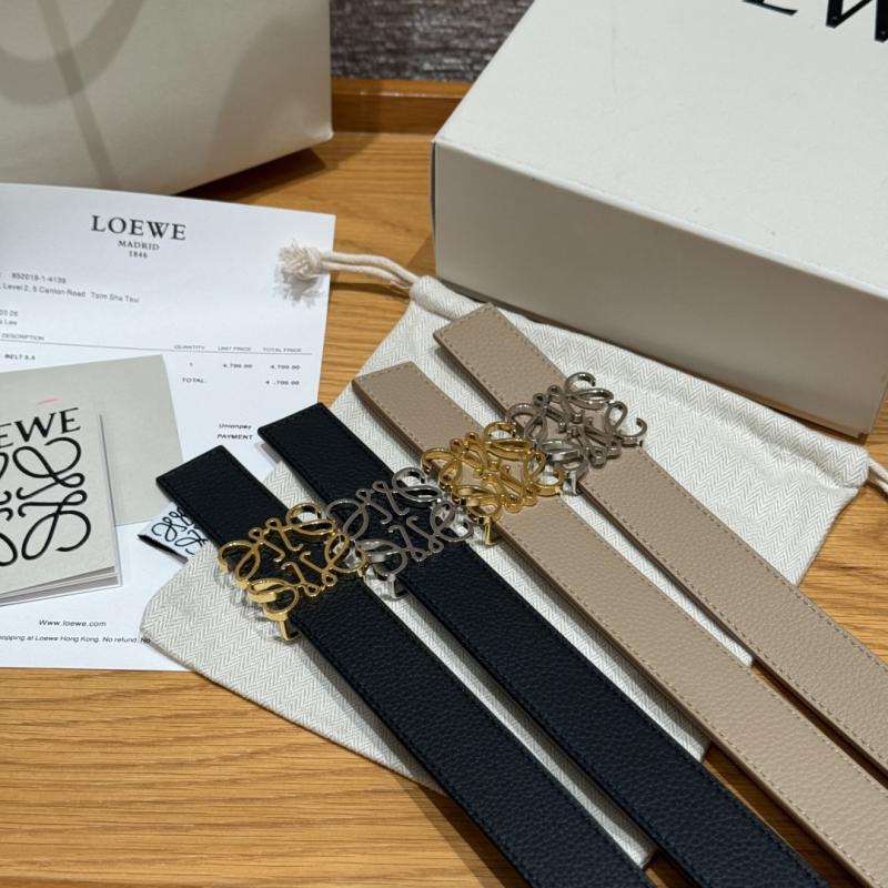 Loewe 28mm Leather Belt PYB122207