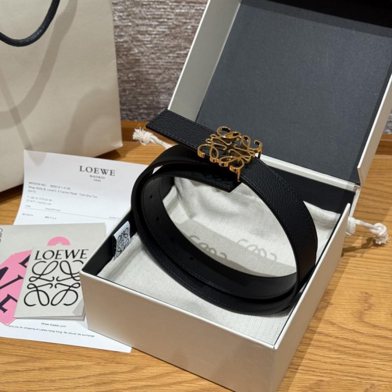 Loewe 28mm Leather Belt PYB122207