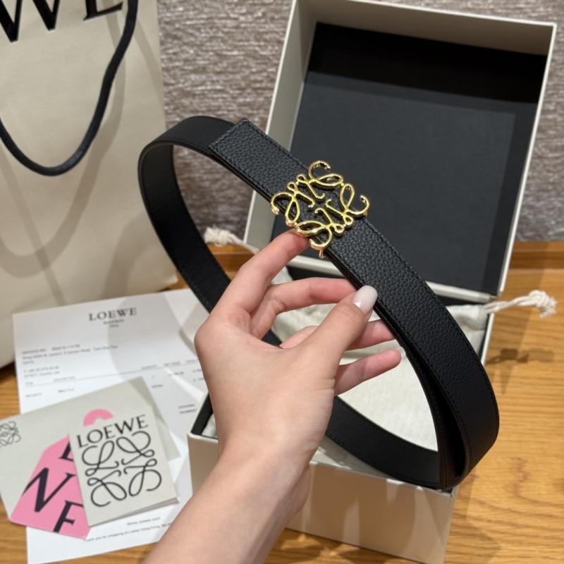 Loewe 28mm Leather Belt PYB122207