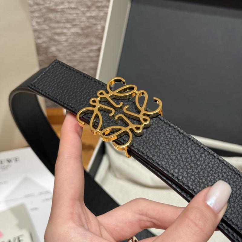 Loewe 28mm Leather Belt PYB122207