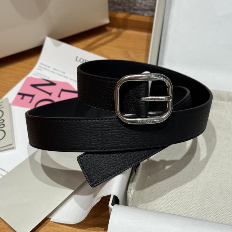 Loewe 32mm Leather Belt PYB122202