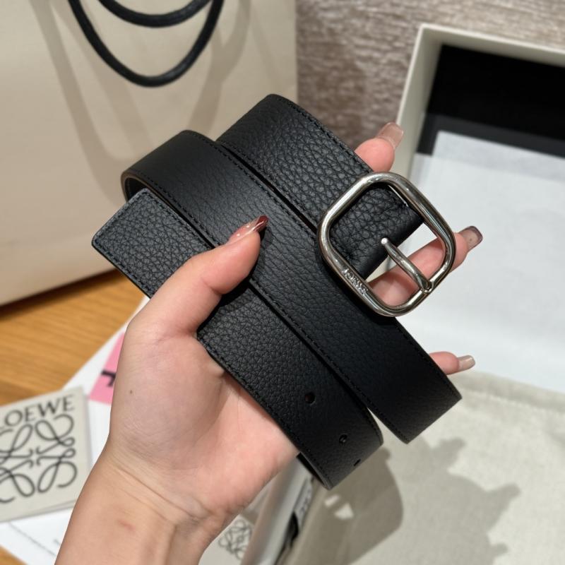 Loewe 32mm Leather Belt PYB122202