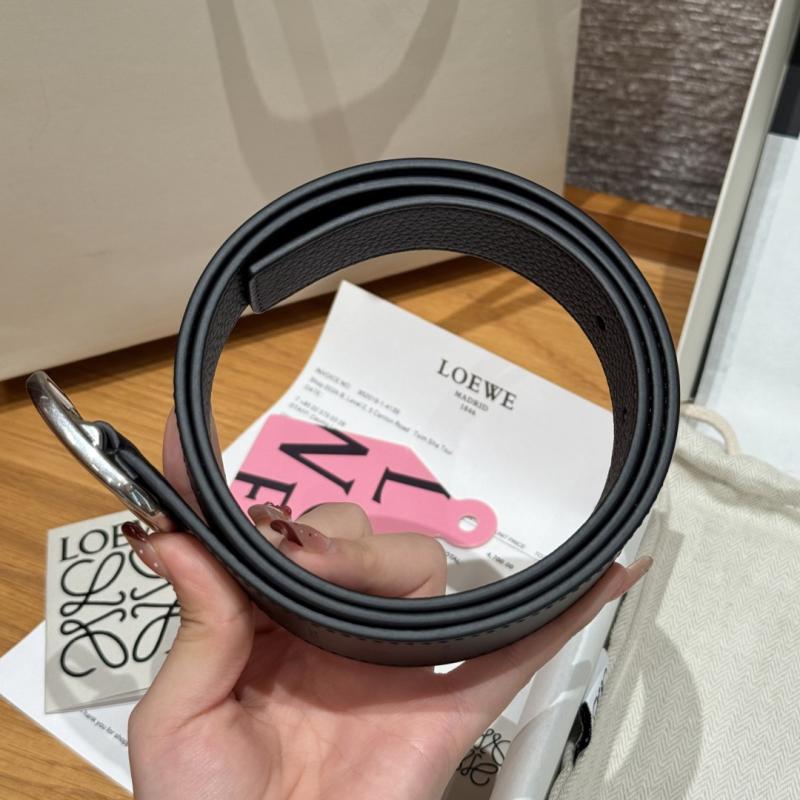 Loewe 32mm Leather Belt PYB122202