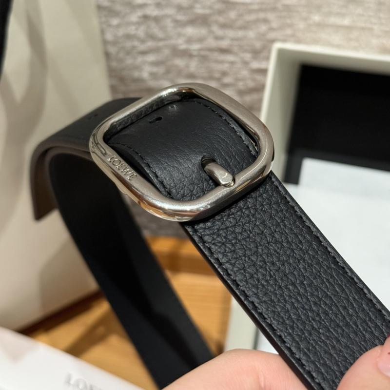 Loewe 32mm Leather Belt PYB122202