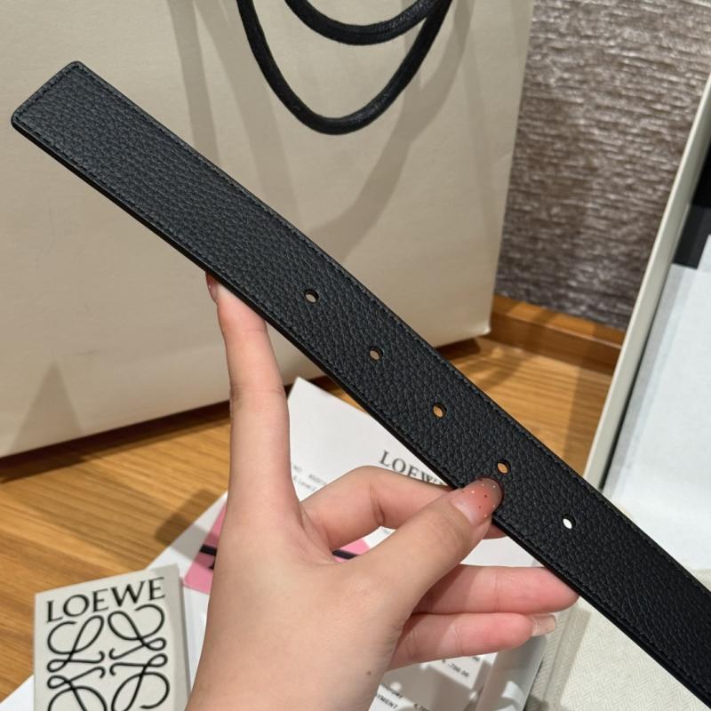 Loewe 32mm Leather Belt PYB122202