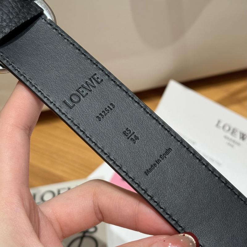 Loewe 32mm Leather Belt PYB122202